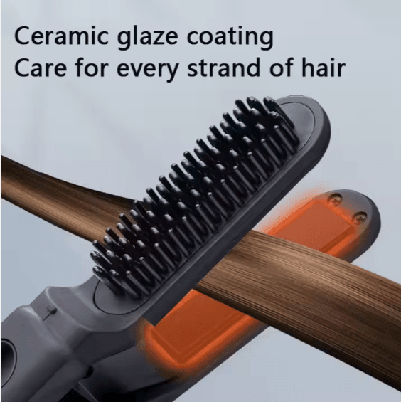 2 - in - 1 Straightener Hair Comb - buyverso
